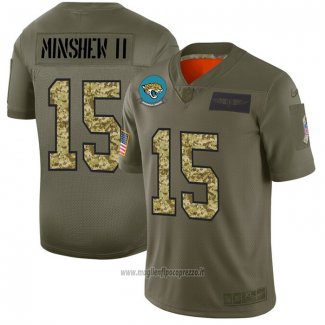 Maglia NFL Limited Jacksonville Jaguars Minshew ii 2019 Salute To Service Verde